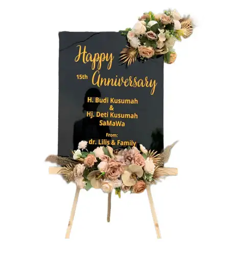 Papan Bunga Akrilik Bengking